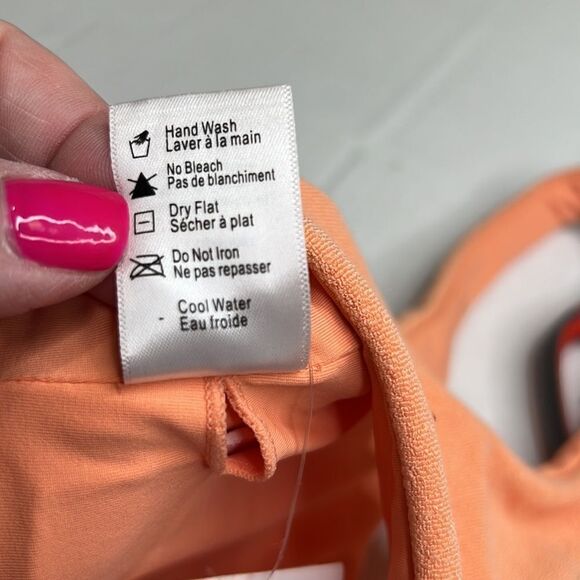 L*Space Dax Orange Terry cloth bikini top NWT size small - Picture 15 of 15